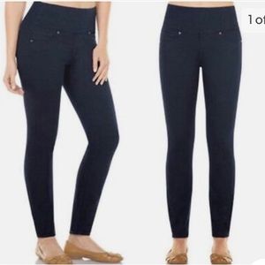 Spanx 2066 Solace Teal High-Waist Shaping Skinny Jeans